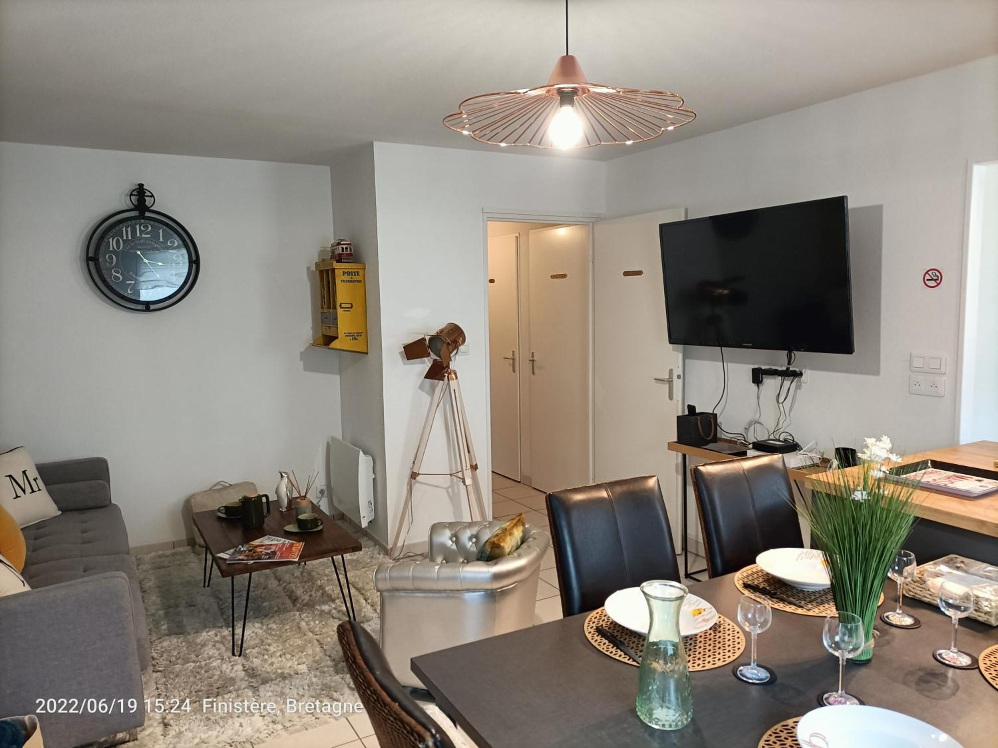 L'Escale N°13 :Appartement Standing Dans Residence Brest Exteriör bild